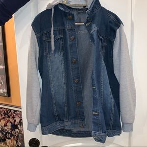 Hooded Denim Jacket